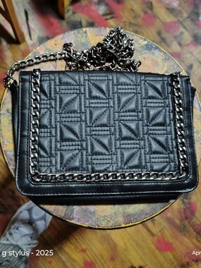 😲🔥ASOS- Quilted Chain Crossbody Bag - Black💐 Mothers Day Is Around The Corner